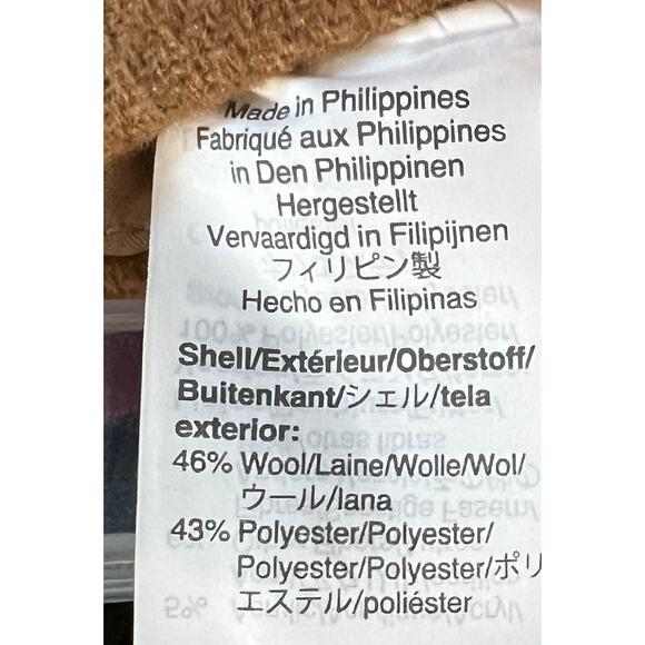 J.Crew Mercantile Skirt Ruffle Front Wool Blend Camel Brown Mini Lined Size 4 - Picture 6 of 7